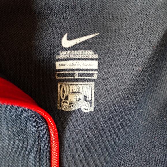 St Louis Cardinals Jacket Womens Large Nike MLB Full Zip Cooperstown Navy STL - Picture 2 of 10